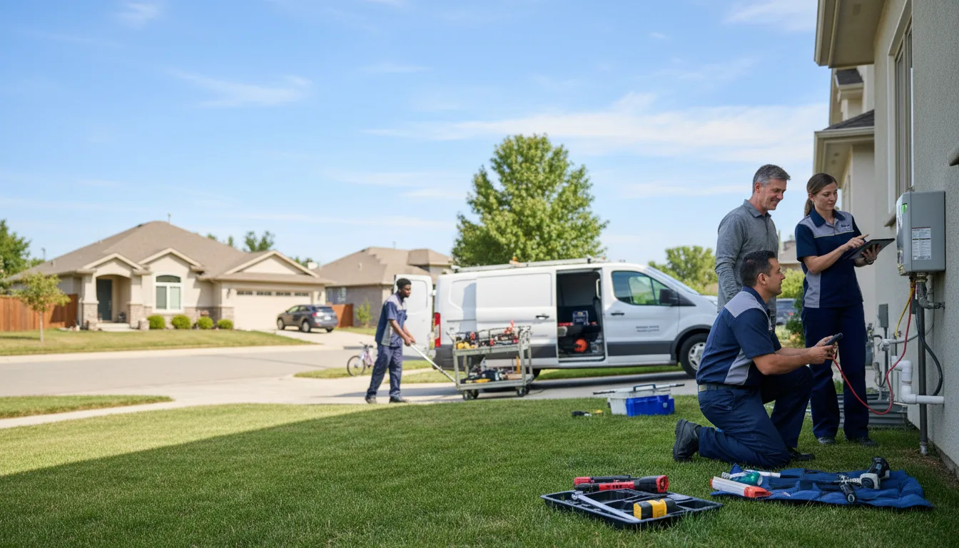 Tankless water heater service in Sacramento, KY